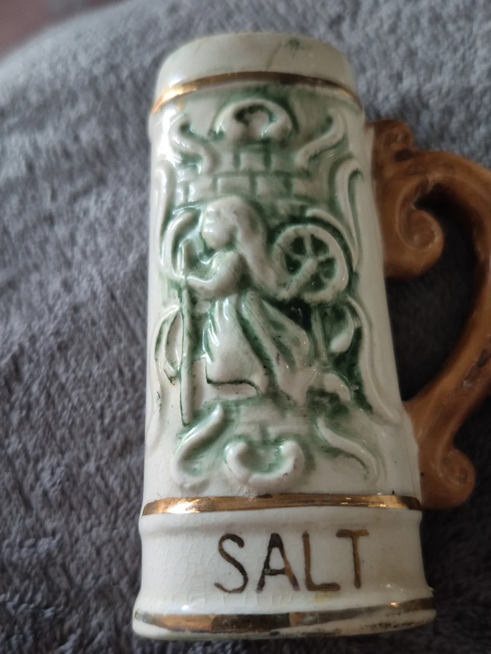 Vintage Beer Stein Salt & Pepper Shakers Made In Japan